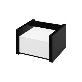 WEDO Zettelbox Black Office, aus Acryl, with 500 Blatt WEDO Zettelbox Black Office, aus Acryl, with 500 Blatt