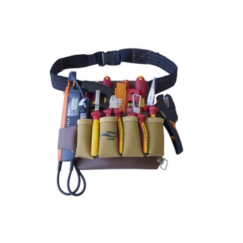 Weidmüller Sac banane à outils WZTE Leder Premium 16 pièces Weidmüller Sac banane à outils WZTE Leder Premium 16 pièces