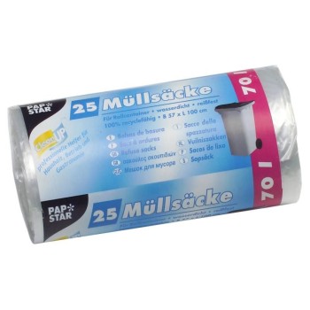 Weita Sacs poubelle Papstar 70 l, 25 Pièce/s