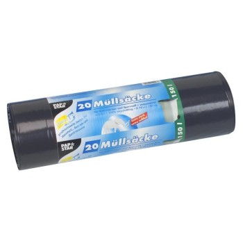 Weita Kehrichtsack 150L/black , Rollen à 20 Stk,o. Verschluss