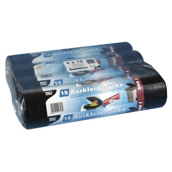 Weita Sac à ordures ménagères Papstar 240 l, 60 Pièce/s