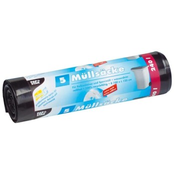 Weita Kehrichtsack 240L/black , Pack à 5 Stk,o. Verschluss