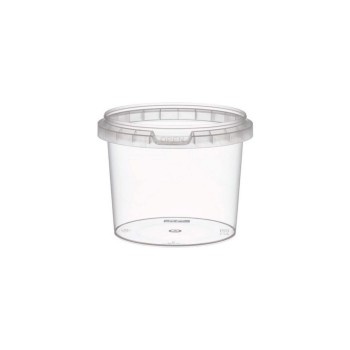 Weita Runddose mit Deckel PP 365ml, 1 Pack à 40 Stk. D: 9.7cm Transparent