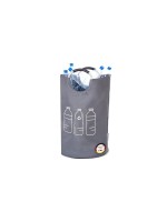 Wellenborg Flaschensammler grau, Recyclingtasche, Sammelbehälter