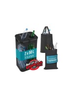 Wellenborg Conteneur de collecte de bouteilles consignées en plastique 100 l, Noir
