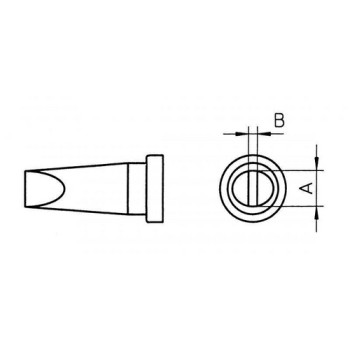 Weller Lötspitze LT B, for Lötstation WS 81 / WSD 81i / WTCP 51 Weller Lötspitze LT B, for Lötstation WS 81 / WSD 81i / WTCP 51