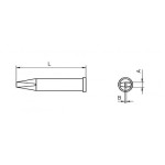 Weller Lötspitze XT B, pour Lötkolben WXP 120