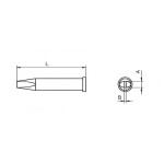 Weller Lötspitze XT C, pour Lötkolben WXP 120