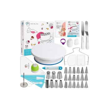 Wenburg Set de décoration pour gâteaux 51 pièces – Delight