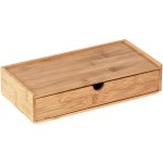 Wenko Bambus Box Terra mit Schublade, 24 x 10 x 6 cm