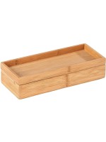 Wenko Bambus Box Terra with Deckel, 24 x 10 x 6 cm