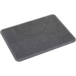 Wenko Abtropfmatte Damon, 40 x 30 x 0.9 cm, grey