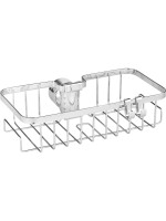 Wenko Supports pour produit de douche Floresta Angulaire, Argenté