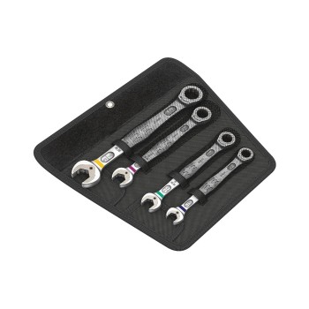 Wera 6000 Joker 4 Imperial Set 1, Maul-Ringratschenschlüssel-Satz, zöllig