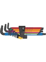 Wera Jeu de clés coudées 950/9 Hex-Plus Multicolour Imperial 2