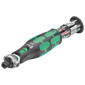 Wera 8009 Zyklop Pocket Imperial Set 1, Spezial-Kombinationsantrieb 3/8