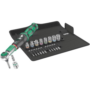 Wera Clé dynamométrique Kit Safe-Torque A2, 1/4 6 pans, 23 pces Wera Clé dynamométrique Kit Safe-Torque A2, 1/4 6 pans, 23 pces