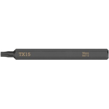 Wera Embout 867 S Torx TX15, 1 Pièce/s pièce(s) Wera Embout 867 S Torx TX15, 1 Pièce/s pièce(s)
