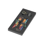 Wera Jeu de clés mâles coudées 9740 Insert en mousse Set 1, 20 pièces