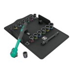 Wera Jeux de cliquets Zyklop Comfort 8100 SB 12 métrique, 3/8