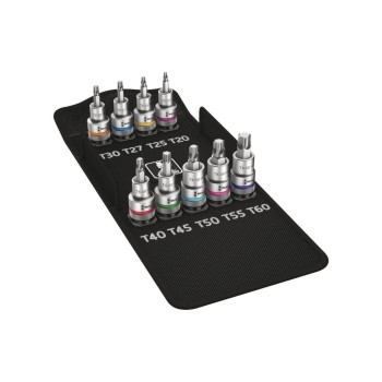 Wera Zyklop Bitnuss-Satz TORX, 8767 C TORX HF 1 with Haltefunktion
