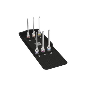 Wera Zyklop Bitnuss-Satz Innensechskant, 8740 C HF 2 Zyklop with Haltefunktion