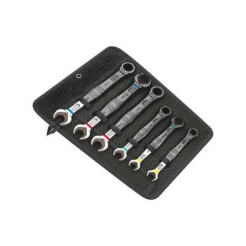 Wera Maul-Ringratschen-/Doppelmaulschlüssel, Joker Set 6-tlg