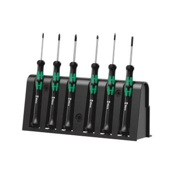 Wera Elektroniker-Schraubenziehersatz, 2050/6 with Rack