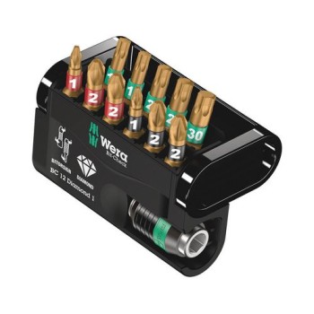 Wera Kits de bits Bit-Check 12 Diamond 1 12-teilig Wera Kits de bits Bit-Check 12 Diamond 1 12-teilig