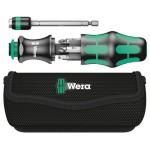 Wera Embout de tournevis Kraftform Kompakt 20 Support de bit/Phillips/Pozidriv/Plat/Tête hexagonale/Six pans creux