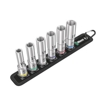 Wera Steckschlüsseleinsatz Belt C Deep 1, Set 6-teilig