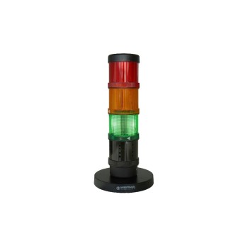WERMA CO2 Ampel  649.000.10, 230V AC, red yellow grün black , D70  H287mm WERMA CO2 Ampel  649.000.10, 230V AC, red yellow grün black , D70  H287mm