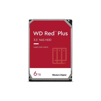 WD Red Plus 3.5 6TB, SATA 6GB/s, 24x7, 5400rpm, 256MB Cache, CMR