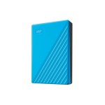 Western Digital Disque dur externe My Passport 4 TB, Bleu