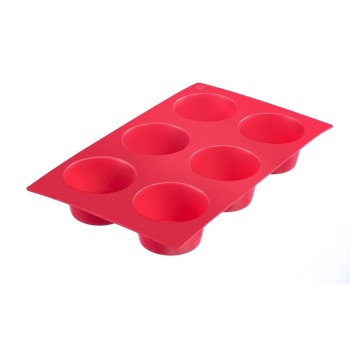 Westmark 6er Muffinbackform Silikon,, red