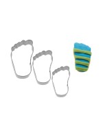 Westmark Set de 3 emporte-pièces pieds Pieds