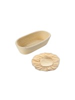 Westmark Set panier de fermentation ovale avec housse 1 Pièce/s, Brun