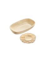 Westmark Set Gärkorb oval with Bezug, 33.5 x 20.5 x 8cm