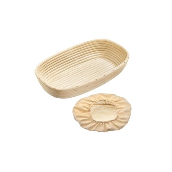 Westmark Set Gärkorb oval with Bezug, 33.5 x 20.5 x 8cm