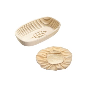 Westmark Set Gärkorb oval with Bezug with, Ähre 34 x 20.5 x 8cm