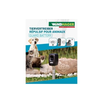 Windhager Appareil de défense contre les animaux Batterie Outdoor Windhager Appareil de défense contre les animaux Batterie Outdoor