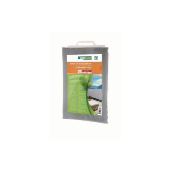 Windhager Balkonbespannung Malta 0.9x5m, silber-grau