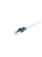 Wirewin patch cable: S/FTP, 30cm, grey, Cat.6A, LSOH, Klinke Verriegelbar