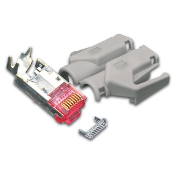 Wirewin Connecteur RJ45 Hirose TM21 50 Pièce/s, Gris Wirewin Connecteur RJ45 Hirose TM21 50 Pièce/s, Gris
