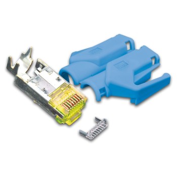 Wirewin Connecteur RJ45 Hirose TM31 50 Pièce/s, Bleu Wirewin Connecteur RJ45 Hirose TM31 50 Pièce/s, Bleu