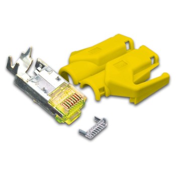 Wirewin Connecteur RJ45 Hirose TM31 50 Pièce/s, Jaune Wirewin Connecteur RJ45 Hirose TM31 50 Pièce/s, Jaune