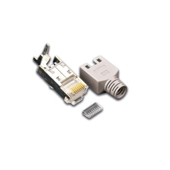 Wirewin Connecteur RJ45 Hirose TM11 50 Pièce/s, Gris Wirewin Connecteur RJ45 Hirose TM11 50 Pièce/s, Gris