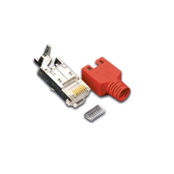 Wirewin Connecteur RJ45 Hirose TM11 50 Pièce/s, Rouge Wirewin Connecteur RJ45 Hirose TM11 50 Pièce/s, Rouge