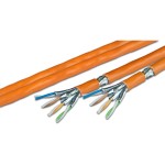 Wirewin Verlegecable TWIN:S/FTP,500m,orange, Cat.7, 2x4x2xAWG23, LSOH, 1000Mhz, 10Gbps