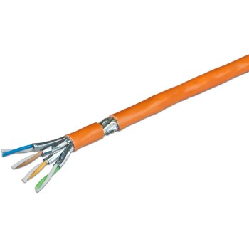 Wirewin Verlegekabel: S/FTP, 250m, orange, Cat.7, 4x2xAWG23, LSOH-3, 1000Mhz, CCA Wirewin Verlegekabel: S/FTP, 250m, orange, Cat.7, 4x2xAWG23, LSOH-3, 1000Mhz, CCA
